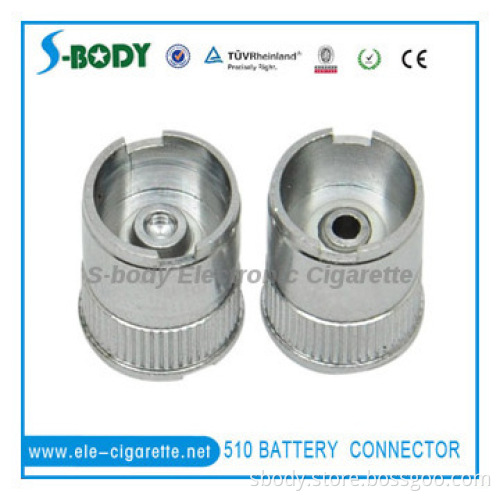 stainless steel sealed and not sealed 510 battery connector to adapter